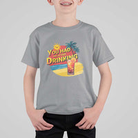 You Had Me At Day Drinking T Shirt For Kid Retro Comic Beach Cocktails Drinkers - Wonder Print Shop