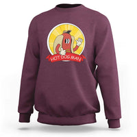 Hot Dog Man Sweatshirt Vintage Comic Retro - Wonder Print Shop
