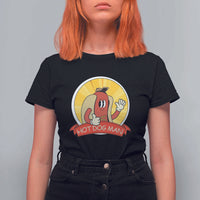 Hot Dog Man T Shirt For Women Vintage Comic Retro - Wonder Print Shop