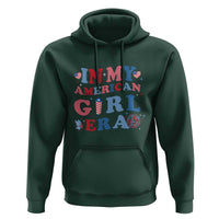 Fourth Of July Hoodie In My American Girl Era Red White Blue Independence Day Peace - Wonder Print Shop
