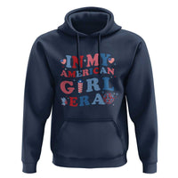 Fourth Of July Hoodie In My American Girl Era Red White Blue Independence Day Peace - Wonder Print Shop