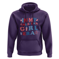 Fourth Of July Hoodie In My American Girl Era Red White Blue Independence Day Peace - Wonder Print Shop