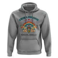 Cicada Invasion Reunion Tour Summer 2024 Hoodie Vintage Broods XIX & XIII Boho Style - Wonder Print Shop