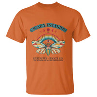 Cicada Invasion Reunion Tour Summer 2024 T Shirt Vintage Broods XIX & XIII Boho Style - Wonder Print Shop