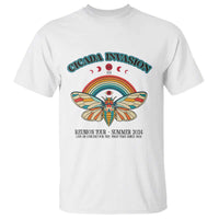 Cicada Invasion Reunion Tour Summer 2024 T Shirt Vintage Broods XIX & XIII Boho Style - Wonder Print Shop