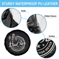 Funny Official Dad Tax Food Inspection Service Spare Tire Cover Skeleton Fathers Day