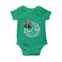Funny Official Dad Tax Food Inspection Service Baby Onesie Skeleton Fathers Day