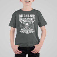 Funny Mechanic No Rich Parents No Assistance No Handouts T Shirt For Kid Car Mechanic Garage - Wonder Print Shop