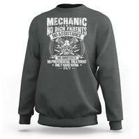 Funny Mechanic No Rich Parents No Assistance No Handouts Sweatshirt Car Mechanic Garage - Wonder Print Shop