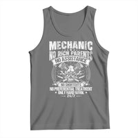 Funny Mechanic No Rich Parents No Assistance No Handouts Tank Top Car Mechanic Garage - Wonder Print Shop
