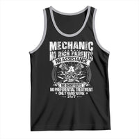 Funny Mechanic No Rich Parents No Assistance No Handouts Tank Top Car Mechanic Garage - Wonder Print Shop