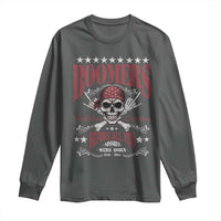 Boomers The Badass Generation Before All You Sissies Were Born Long Sleeve Shirt Baby Boomers Generation Skull - Wonder Print Shop