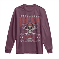Boomers The Badass Generation Before All You Sissies Were Born Long Sleeve Shirt Baby Boomers Generation Skull - Wonder Print Shop