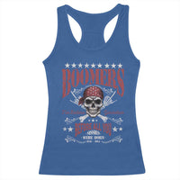 Boomers The Badass Generation Before All You Sissies Were Born Racerback Tank Top Baby Boomers Generation Skull - Wonder Print Shop