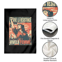 Vive La Resistance Vivela Femme Garden Flag Feminist Women's Right Political Sattire - Wonder Print Shop