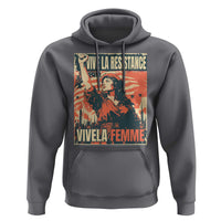 Vive La Resistance Vivela Femme Hoodie Feminist Women's Right Political Sattire - Wonder Print Shop