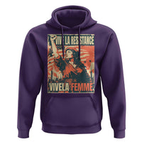 Vive La Resistance Vivela Femme Hoodie Feminist Women's Right Political Sattire - Wonder Print Shop