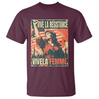Vive La Resistance Vivela Femme T Shirt Feminist Women's Right Political Sattire - Wonder Print Shop