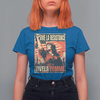 Vive La Resistance Vivela Femme T Shirt For Women Feminist Women's Right Political Sattire - Wonder Print Shop