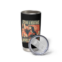 Vive La Resistance Vivela Femme Tumbler Cup Feminist Women's Right Political Sattire - Wonder Print Shop