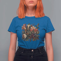 Pro Feminist Women's Rights Vintage Retro Flower T Shirt For Women - Wonder Print Shop