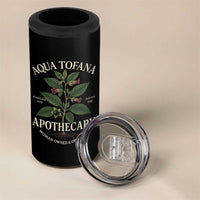 Aqua Tofana Apothecary 4 in 1 Can Cooler Tumbler Feminist Woman Owned And Operated - Wonder Print Shop