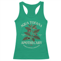 Aqua Tofana Apothecary Racerback Tank Top Feminist Woman Owned And Operated - Wonder Print Shop