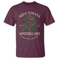 Aqua Tofana Apothecary T Shirt Feminist Woman Owned And Operated - Wonder Print Shop