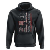 Funny 4th Of July Dachshund Lover Hoodie Weenie The People American Flag - Wonder Print Shop