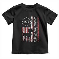 Funny 4th Of July Dachshund Lover Toddler T Shirt Weenie The People American Flag - Wonder Print Shop