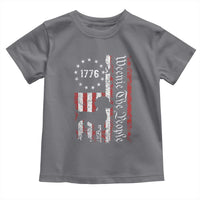 Funny 4th Of July Dachshund Lover Toddler T Shirt Weenie The People American Flag - Wonder Print Shop