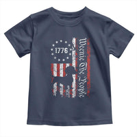 Funny 4th Of July Dachshund Lover Toddler T Shirt Weenie The People American Flag - Wonder Print Shop