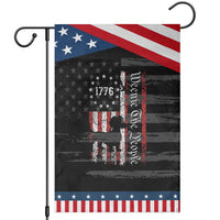 Funny 4th Of July Dachshund Lover Garden Flag Weenie The People American Flag