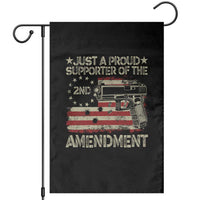 Just A Proud Supporter Of The 2nd Amendment Garden Flag Gun Owner American Flag - Wonder Print Shop