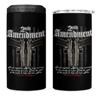 2nd Amendment Pro Gun 4 in 1 Can Cooler Tumbler Gun Rights Shall Not Be Infringed Patriotic American Flag - Wonder Print Shop