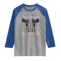 2nd Amendment Pro Gun Raglan Shirt Gun Rights Shall Not Be Infringed Patriotic American Flag - Wonder Print Shop