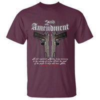 2nd Amendment Pro Gun T Shirt Gun Rights Shall Not Be Infringed Patriotic American Flag - Wonder Print Shop