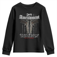 2nd Amendment Pro Gun Youth Sweatshirt Gun Rights Shall Not Be Infringed Patriotic American Flag - Wonder Print Shop