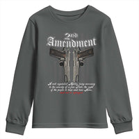 2nd Amendment Pro Gun Youth Sweatshirt Gun Rights Shall Not Be Infringed Patriotic American Flag - Wonder Print Shop