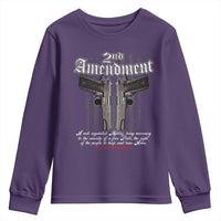 2nd Amendment Pro Gun Youth Sweatshirt Gun Rights Shall Not Be Infringed Patriotic American Flag - Wonder Print Shop