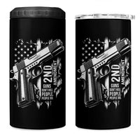 Guns Dont Kill People Do 4 in 1 Can Cooler Tumbler 2nd Amendment American Flag - Wonder Print Shop