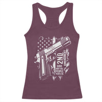 Guns Dont Kill People Do Racerback Tank Top 2nd Amendment American Flag - Wonder Print Shop