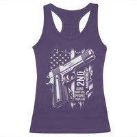 Guns Dont Kill People Do Racerback Tank Top 2nd Amendment American Flag - Wonder Print Shop