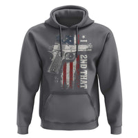 I 2nd That Second Amendment Hoodie Pro Gun American Flag Patriotic - Wonder Print Shop