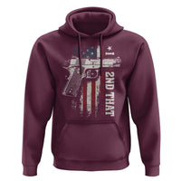 I 2nd That Second Amendment Hoodie Pro Gun American Flag Patriotic - Wonder Print Shop