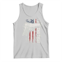 I 2nd That Second Amendment Tank Top Pro Gun American Flag Patriotic - Wonder Print Shop