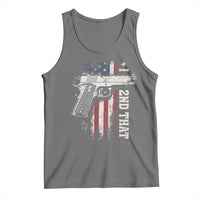 I 2nd That Second Amendment Tank Top Pro Gun American Flag Patriotic - Wonder Print Shop
