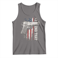 I 2nd That Second Amendment Tank Top Pro Gun American Flag Patriotic - Wonder Print Shop