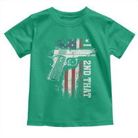I 2nd That Second Amendment Toddler T Shirt Pro Gun American Flag Patriotic - Wonder Print Shop