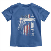 I 2nd That Second Amendment Toddler T Shirt Pro Gun American Flag Patriotic - Wonder Print Shop